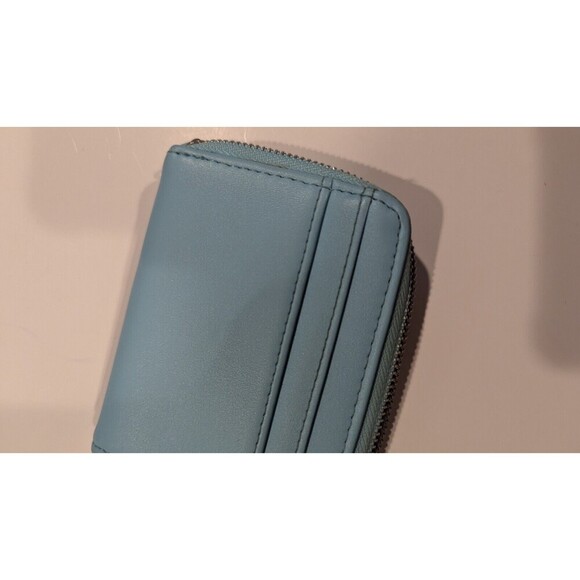 Urban Outfitters Blue Cherry Bling Coin Purse Wallet Cute Sweet Sparkly - Picture 4 of 5